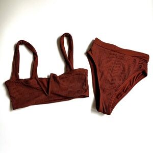 L Space high-waisted bikini